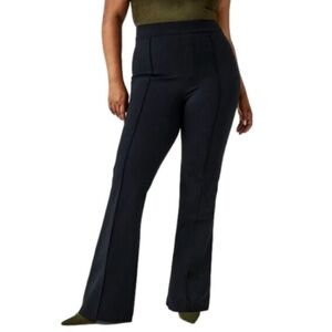 SPANX The Perfect Pant 20252R High Rise Knit Flare Charcoal Women’s size L NWT‎